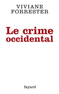 Front cover_Le crime occidental