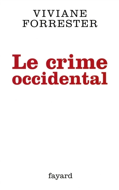 Front cover_Le crime occidental