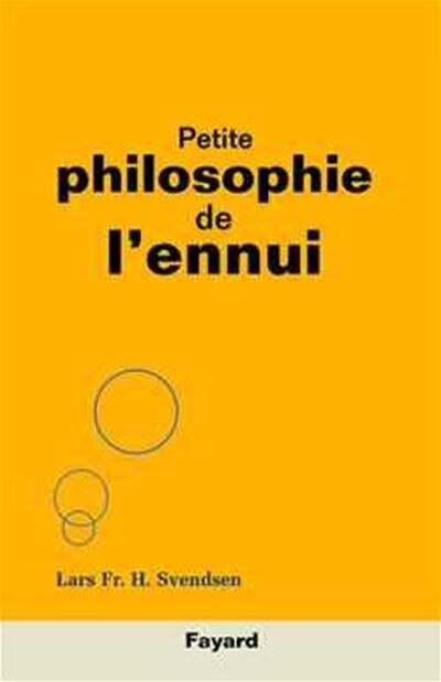 Front cover_Petite philosophie de l'ennui