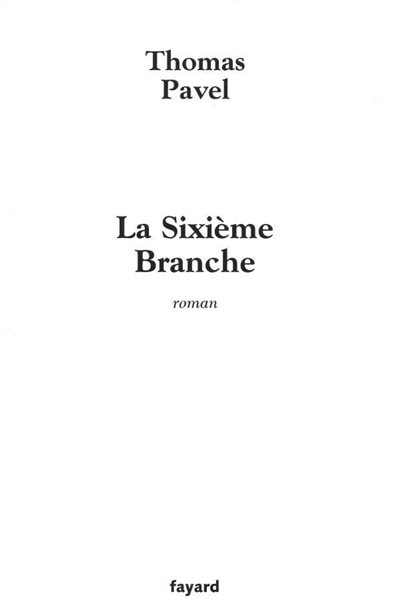 Front cover_La sixième branche