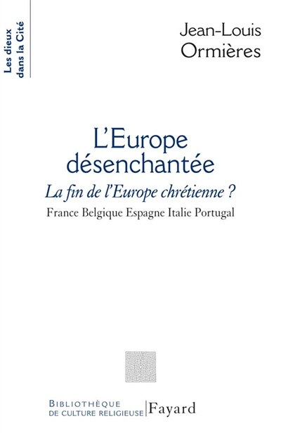 Couverture_L' Europe désenchantée