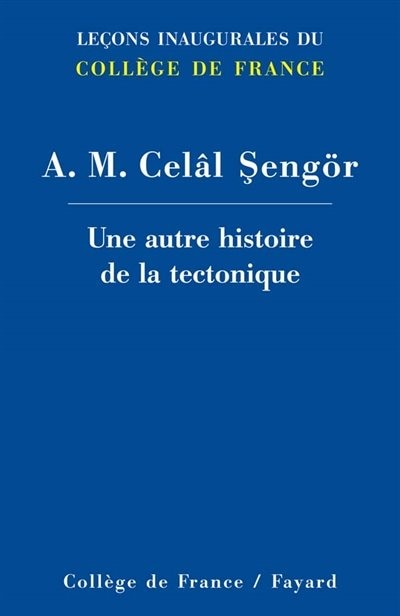 Front cover_Une autre histoire de la tectonique