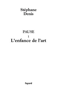 Front cover_L' enfance de l'art