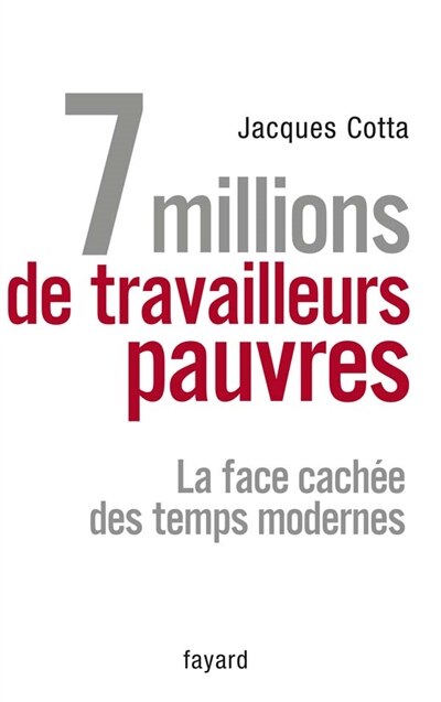 Front cover_7 millions de travailleurs pauvres