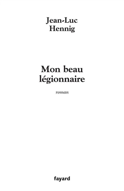 Front cover_Mon beau légionnaire