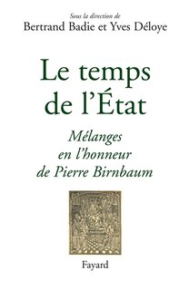 Couverture_Le temps de l'Etat