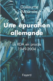 Front cover_Une épuration allemande
