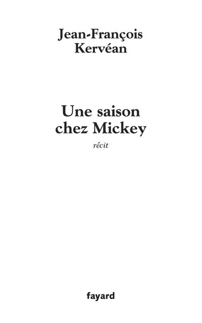 Couverture_Une saison chez Mickey