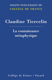 Front cover_La connaissance métaphysique