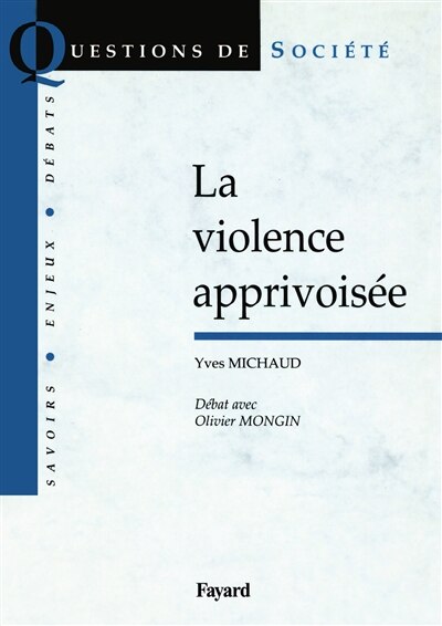 Front cover_La violence apprivoisée