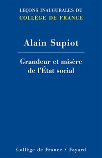 Front cover_Grandeur et misère de l'Etat social