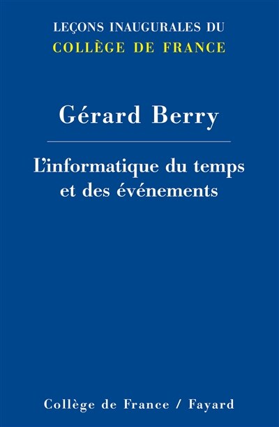 Front cover_L' informatique du temps et des événements