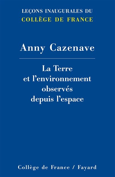Front cover_La Terre et l'environnement observés depuis l'espace