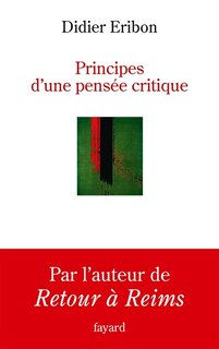 Front cover_Principes d'une pensée critique