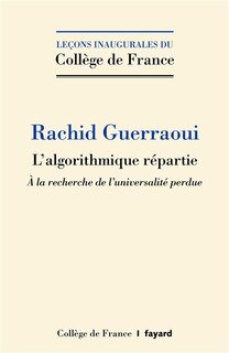Front cover_L' algorithmique répartie