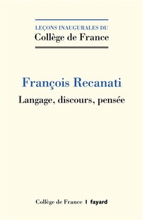 Couverture_Langage, discours, pensée