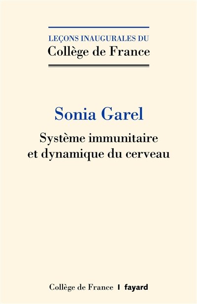 Couverture_Système immunitaire et dynamique du cerveau