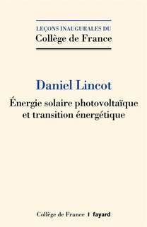Couverture_Energie solaire photovoltaïque et transition énergétique