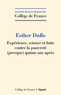 Couverture_Expérience, science et lutte contre la pauvreté (presque) quinze ans après