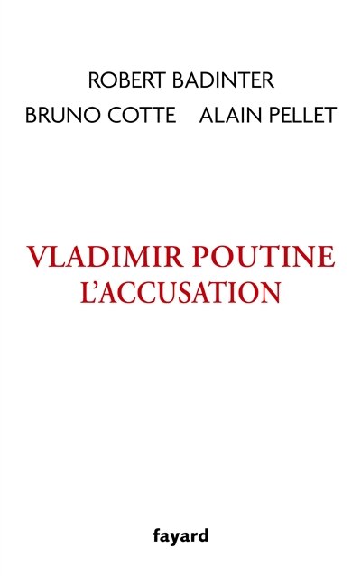 Couverture_Vladimir Poutine, l'accusation