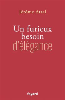 Couverture_Un furieux besoin d'élégance