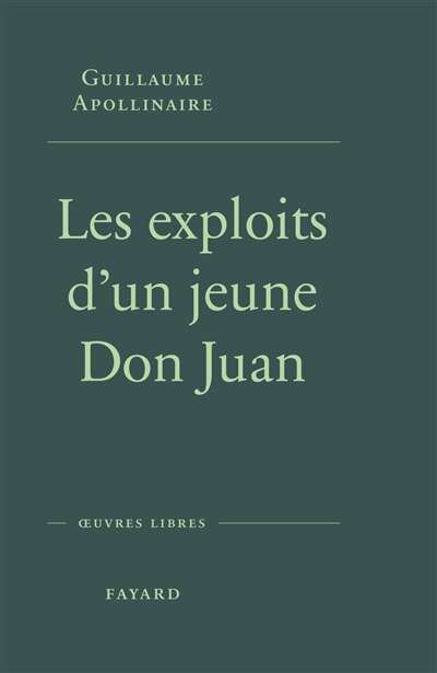 Front cover_Les exploits d'un jeune don Juan