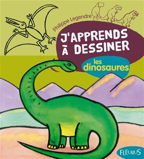 Couverture_J'apprends à dessiner les dinosaures