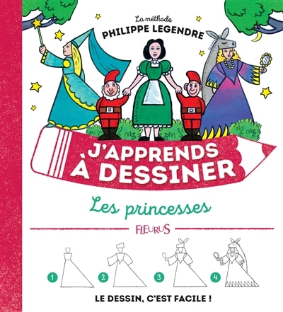 Front cover_J'apprends à dessiner les princesses