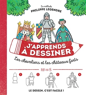 Front cover_J'apprends à dessiner les chevaliers et les châteaux forts