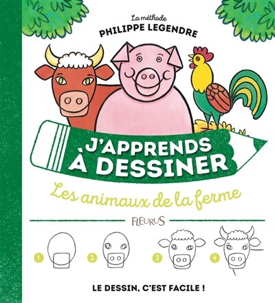 Front cover_J'apprends à dessiner les animaux de la ferme