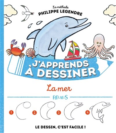 Front cover_J'apprends à dessiner la mer