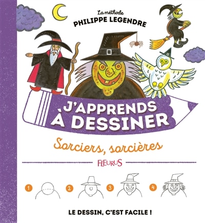 Front cover_J'apprends à dessiner sorciers, sorcières