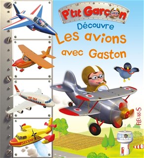 Couverture_Découvre les avions avec Gaston