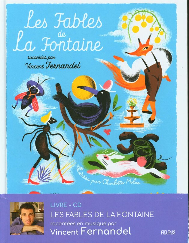 Front cover_Les fables de La Fontaine