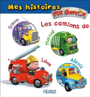 Couverture_Les camions de Simon, Marcel, Léon, Alexis