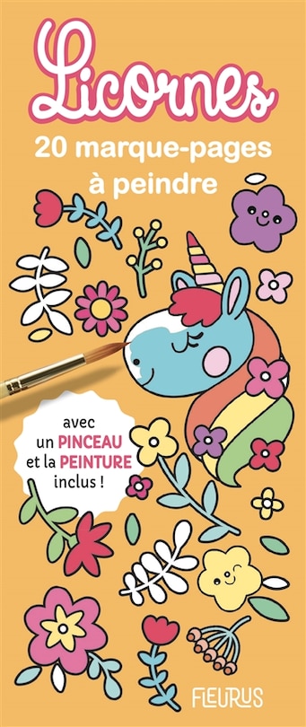 Front cover_Marque-pages À Peindre - Licornes
