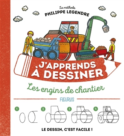 Front cover_J'apprends à dessiner les engins de chantier