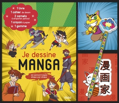 Front cover_Coffret Je Dessine Manga