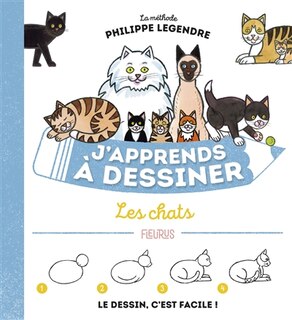 Couverture_J'apprends à dessiner les chats