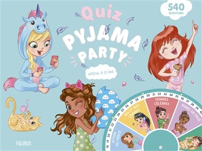 Front cover_Quiz et défis pyjama party N.E.