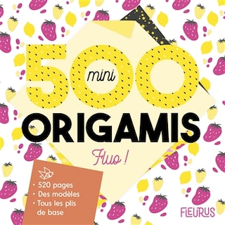 Front cover_500 Mini Origamis Fluo !