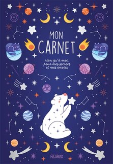 Front cover_Mon carnet rien qu'à moi, pour mes secrets et mes envies : céleste