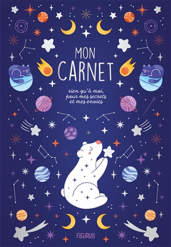 Front cover_Mon carnet rien qu'à moi, pour mes secrets et mes envies : céleste