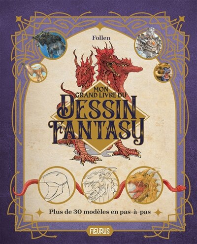 Front cover_Mon grand livre du dessin fantasy