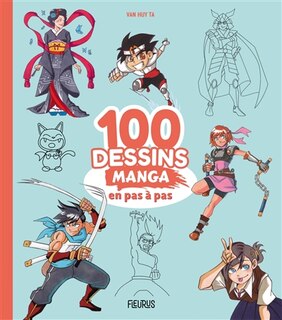 Couverture_100 dessins manga en pas à pas