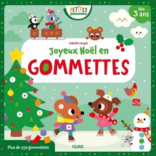 Front cover_Joyeux Noël en gommettes : plus de 350 gommettes