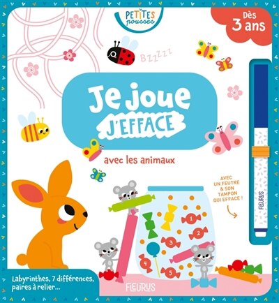 Front cover_Je joue, j'efface avec les animaux