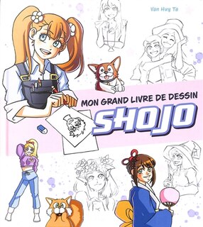 Couverture_Mon grand livre de dessin shojo