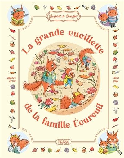 Couverture_La grande cueillette de la famille Ecureuil