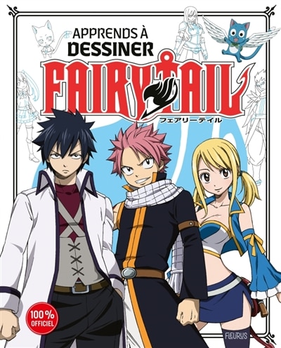 Couverture_Apprends à dessiner Fairy Tail